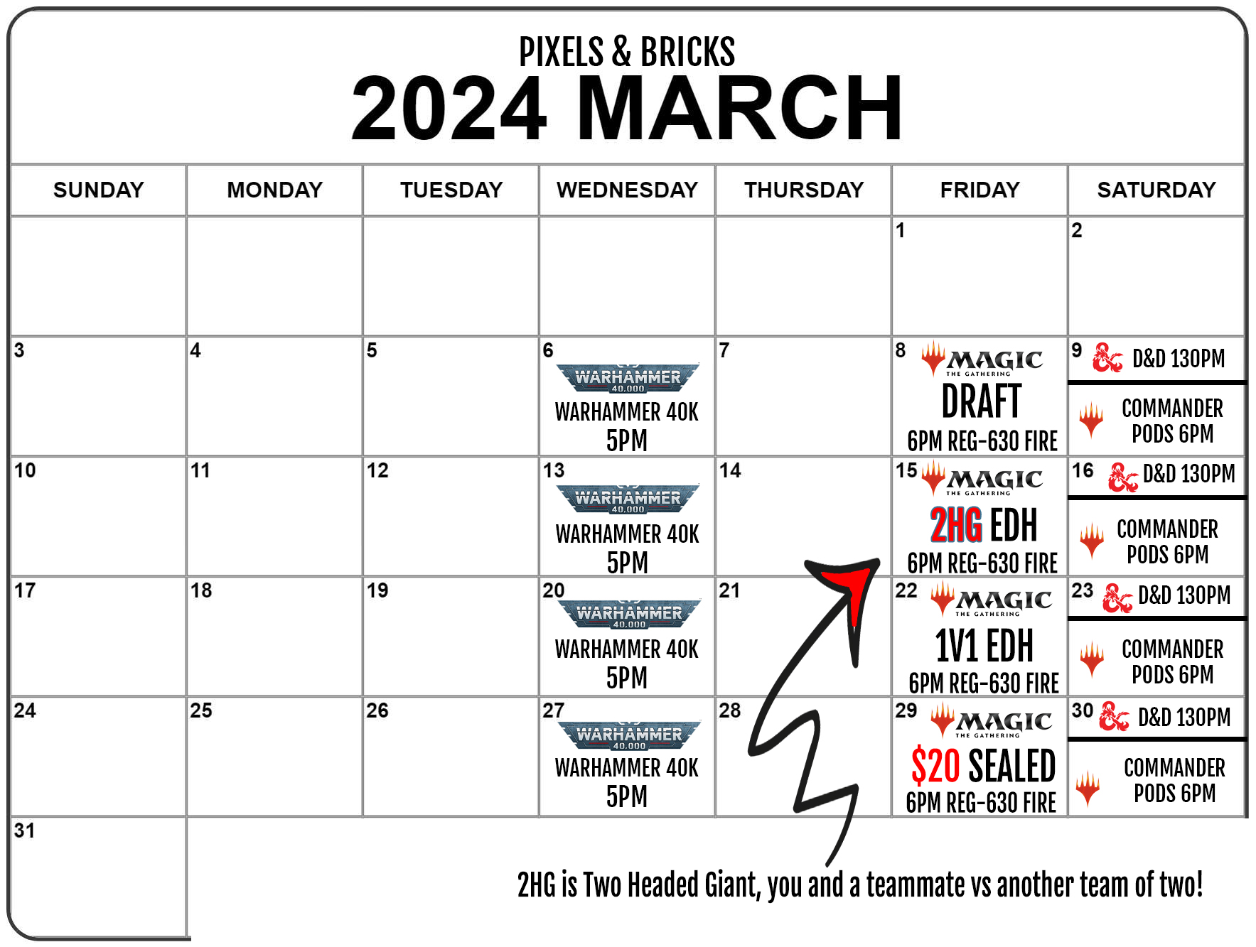 March 2024 Calendar